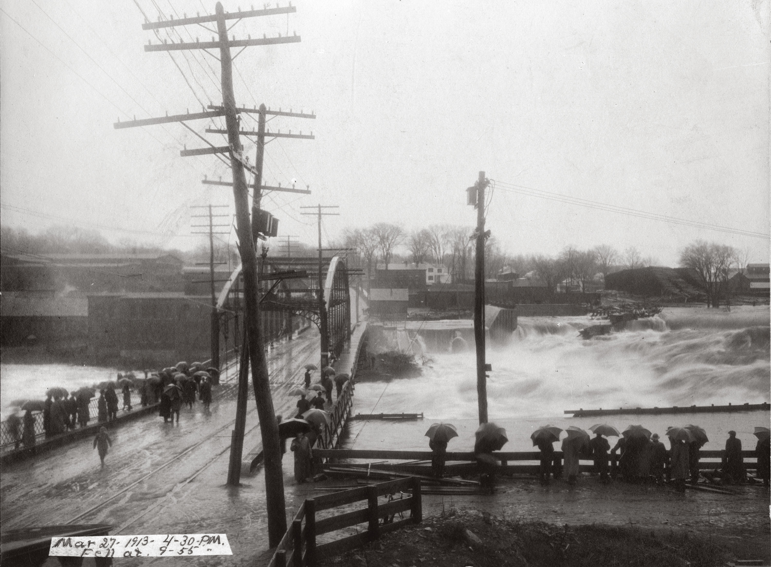 Glens Falls Bridge 1913 Flood